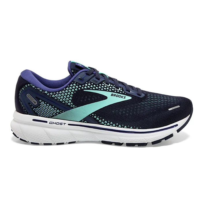 Brooks WOMEN S GHOST 14 D Peacoat Yucca Navy