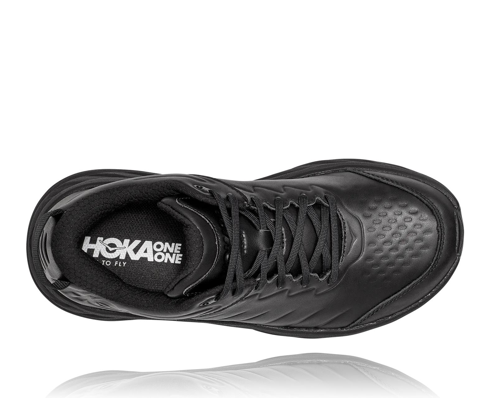 HOKA MEN S BONDI SR 2E BLACK BLACK